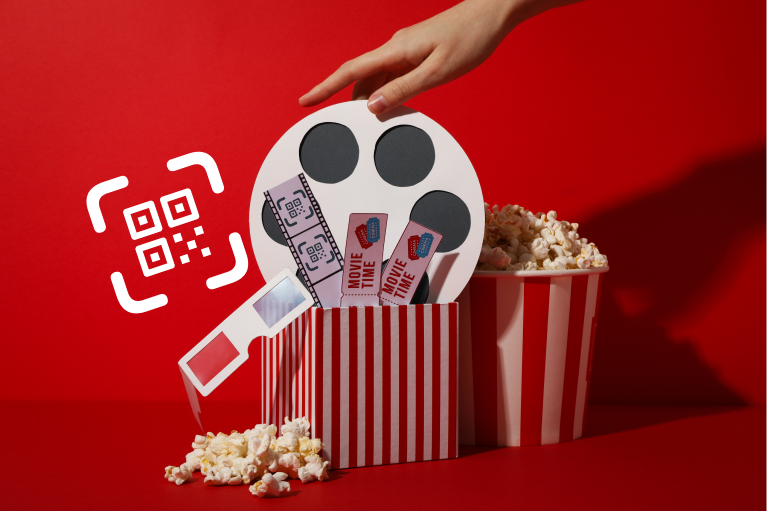 QR code in the cinema - multi-channel marketing