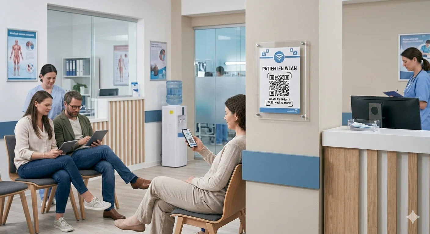 WIFI QR codes for hospitals and clinics