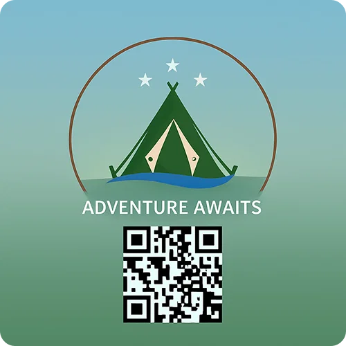 Sample QR code for campsites