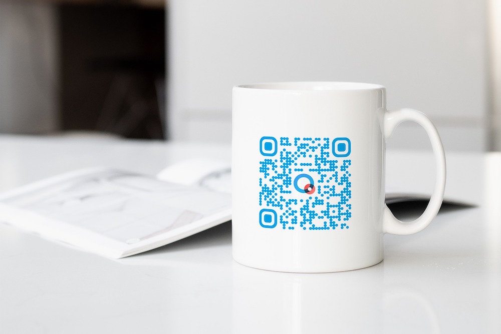 QR Codes in mugs and books