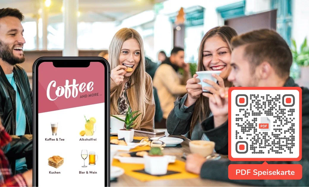 QR code in the restaurant