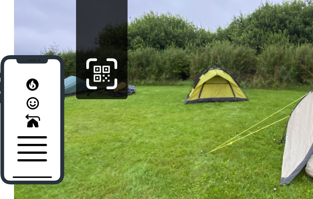 QR codes for outdoor equipment